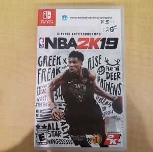 NBA Nintendo switch 2k19 game
